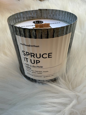 Spruce it Up Wood Wick Candle