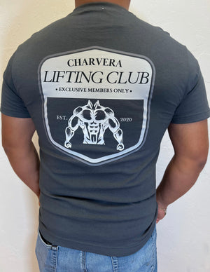 Charvera Lifting Club Tee (Dark Grey)