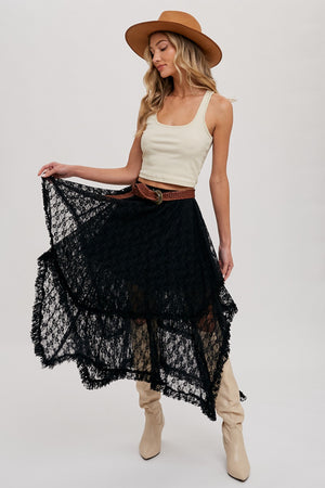 Midnight Lace Skirt