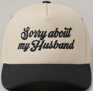 "Sorry about my wife/husband" Hat