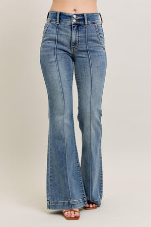 Judy Blue 90s Trouser Flare Jeans