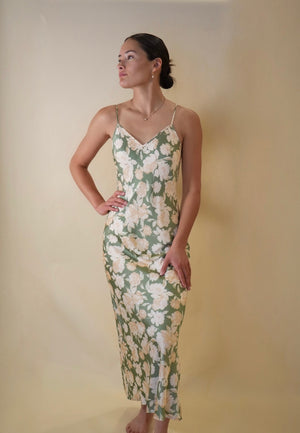 Amalfi Green Floral Dress