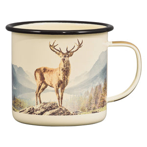 Enamel Deer Mug - 17oz