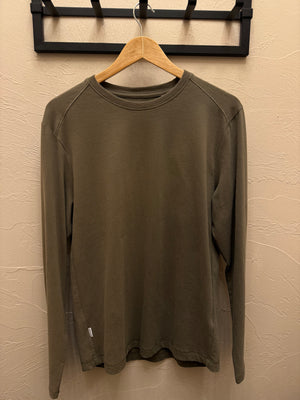 (Olive) Men's Crewneck Long Sleeve