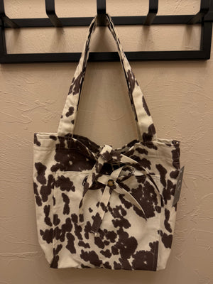 Brown Cow Handmade Tote Bag