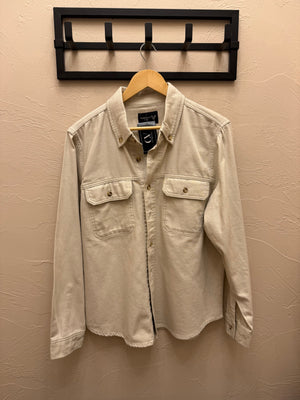 Beige Mens Denim Jacket