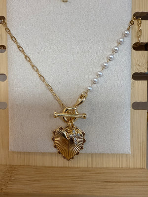 Golden Heirloom Charm Necklace