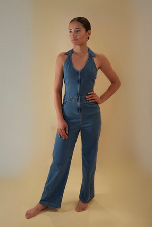 Western Barbie Denim Jumpsuit