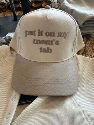 Put it on my Moms Tab Hat