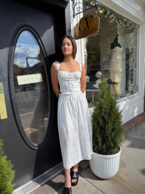 Twilight in Tuscany Midi Skirt