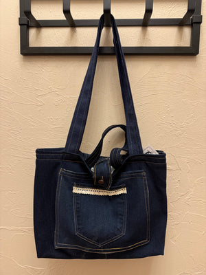 Up-cycled Jean Handmade Tote Bag