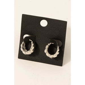 Twist Mini Hoop Earrings