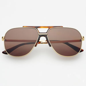 Logan Acetate Aviator Unisex Sunglasses