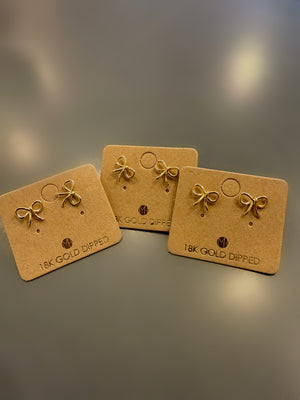 Mini Bow Earrings