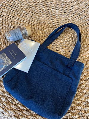 Denim Blue Handmade Tote Bag