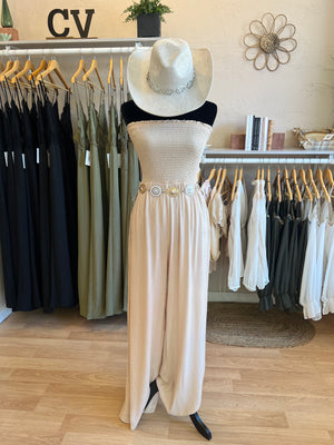 Tulum Jumpsuit (Tan)