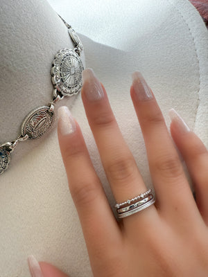 Stacked Rings Set | Sterling Silver