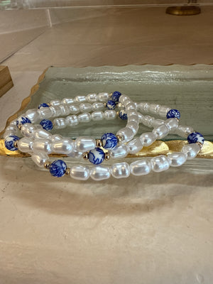 Oyster Pearl Bracelet Set