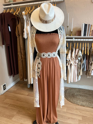 Tulum Jumpsuit (Terracotta)