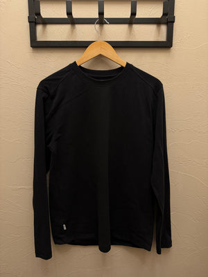 (Black) Men's Crewneck Long Sleeve