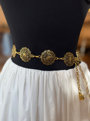 Floral Regal Concho Belt
