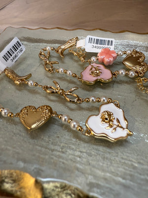 Rose Western Charm Bracelet