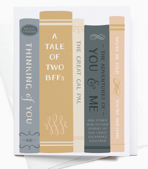 A Tale of Two Bffs Greeting Card by Charvera