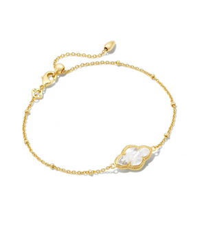 ABBIE IVORY SATELLITE CHAIN BRACELET