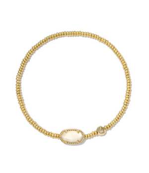 GRAYSON YELLOW PEARL STRETCH BRACELET