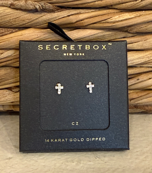 The Mini Cross Studs