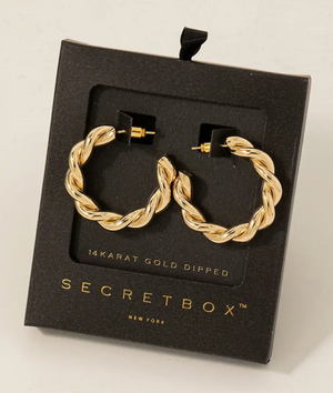 The Milan Twist Hoops