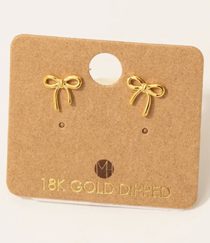 The Coquette Bow Studs