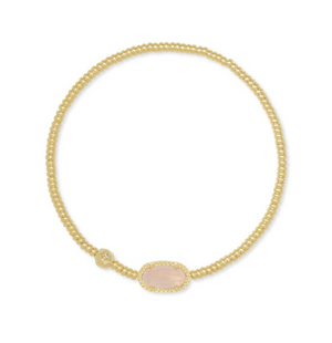 GRAYSON ROSE QUARTZ STRETCH BRACELET