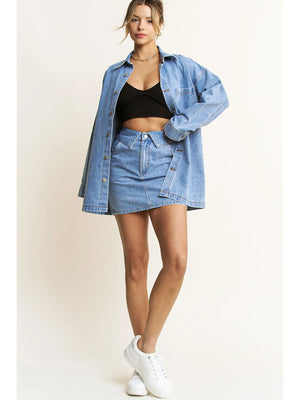 Skyline Denim Shacket