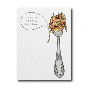 Happy Forkin' Birthday Card