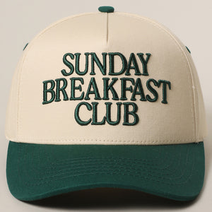 Sunday Breakfast Club Hat