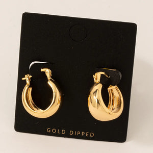 Basket Earrings |14 k Gold Dipped