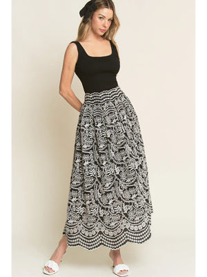 The Valencia Lace Midi Dress