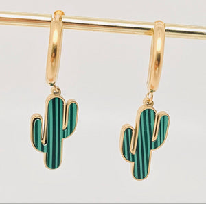 Cactus Cowgirl Earrings